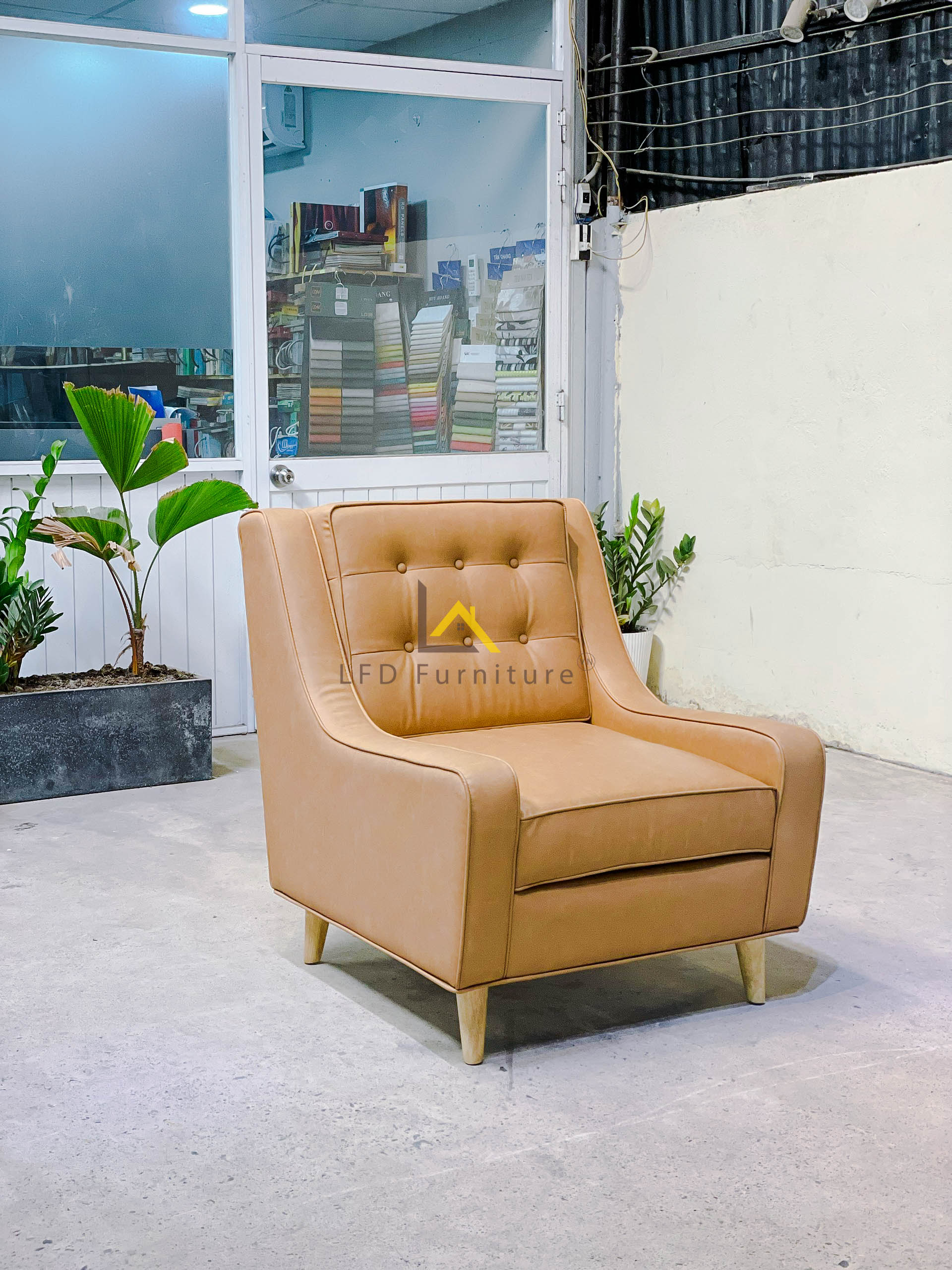 Sofa đơn bọc nệm