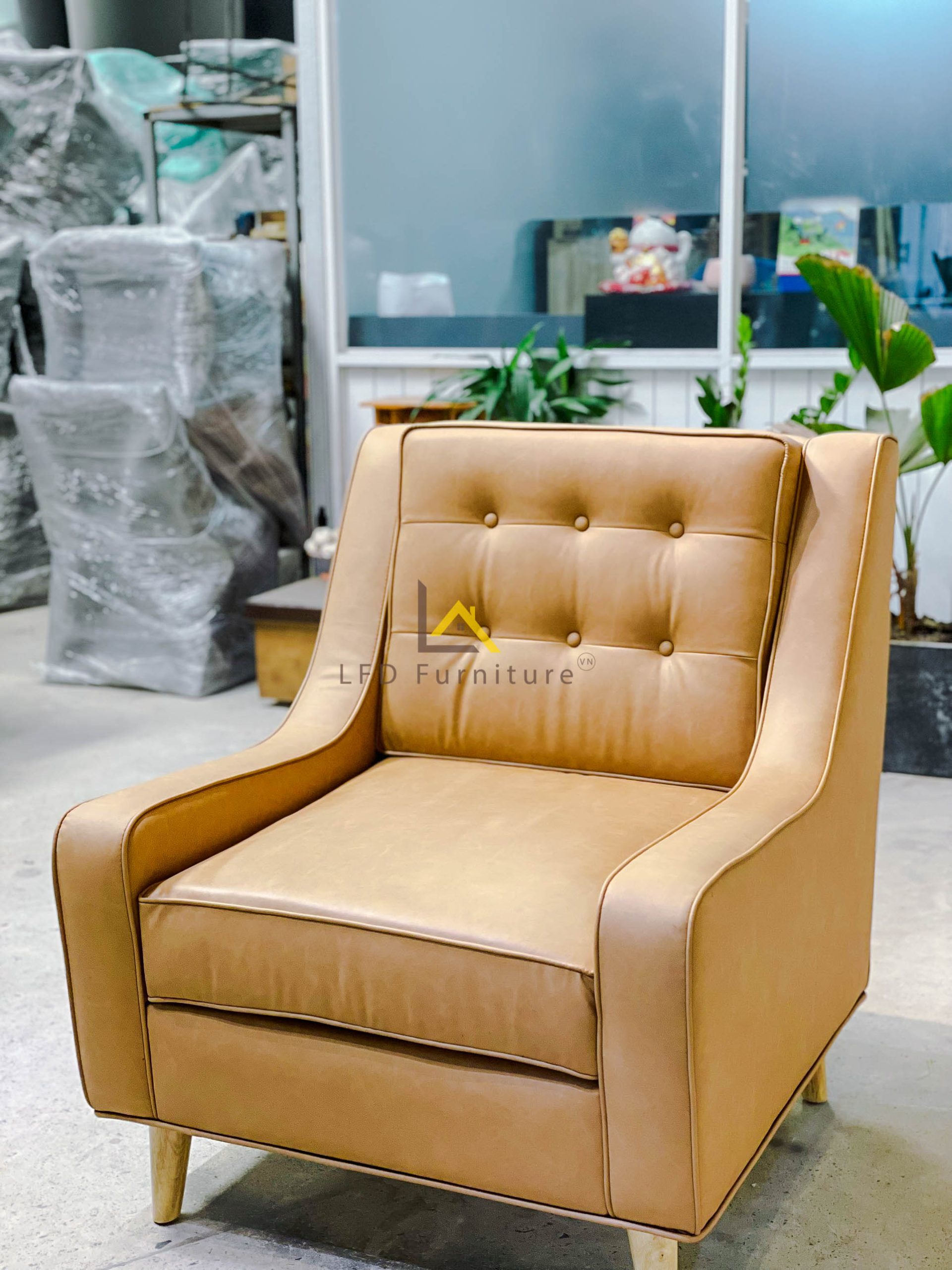 Sofa đơn bọc nệm