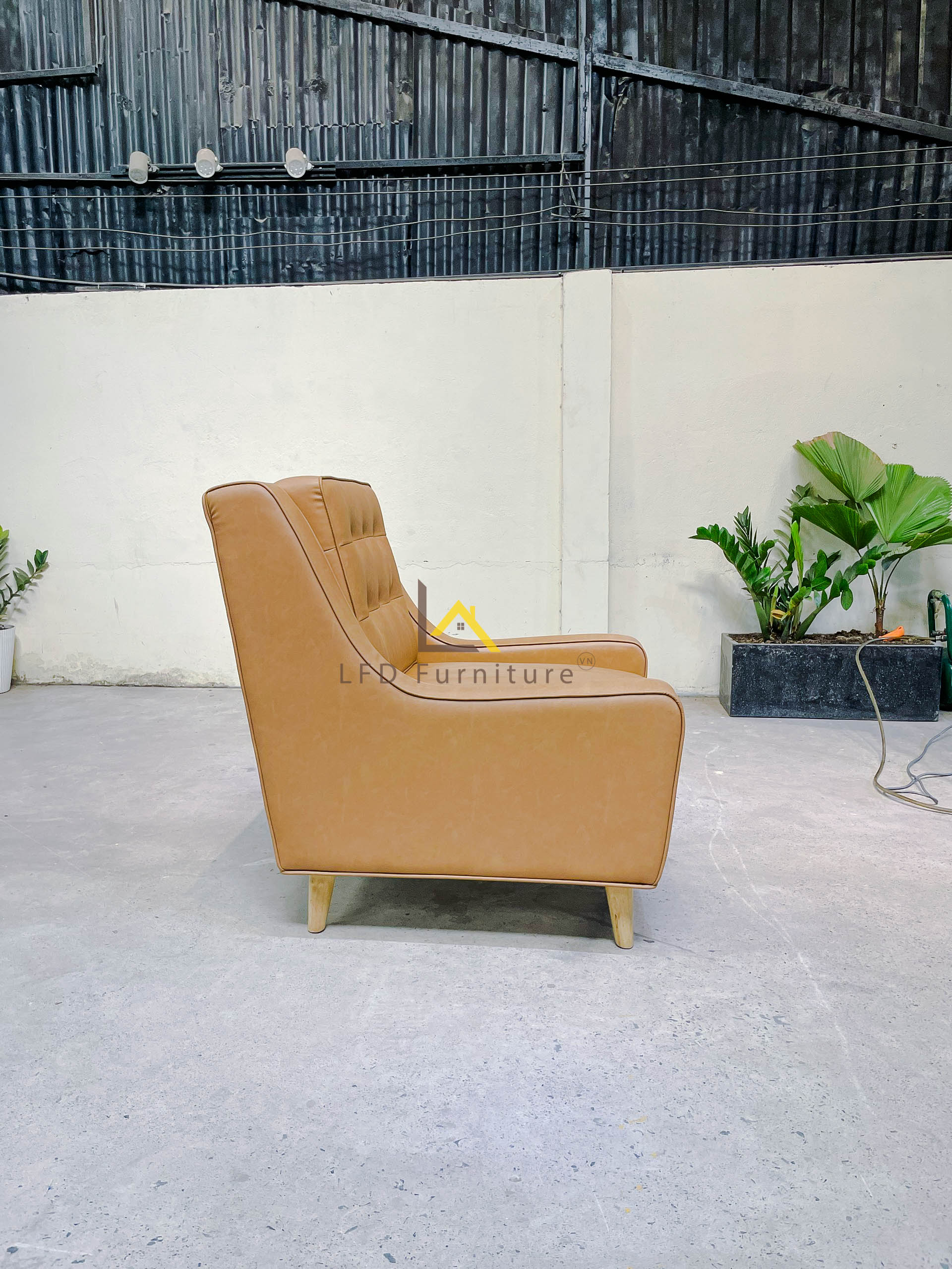Sofa đơn bọc nệm