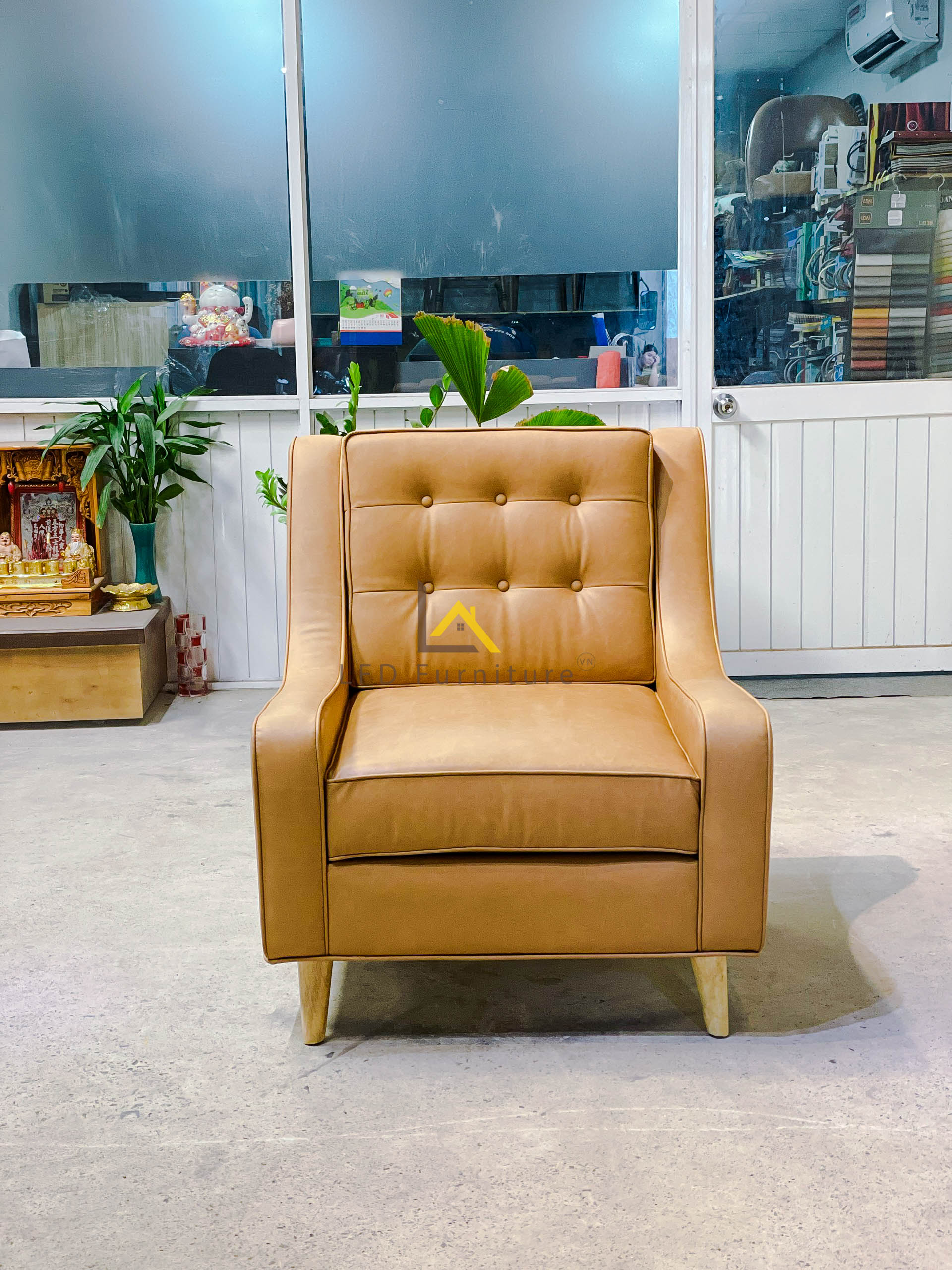 Sofa đơn bọc nệm