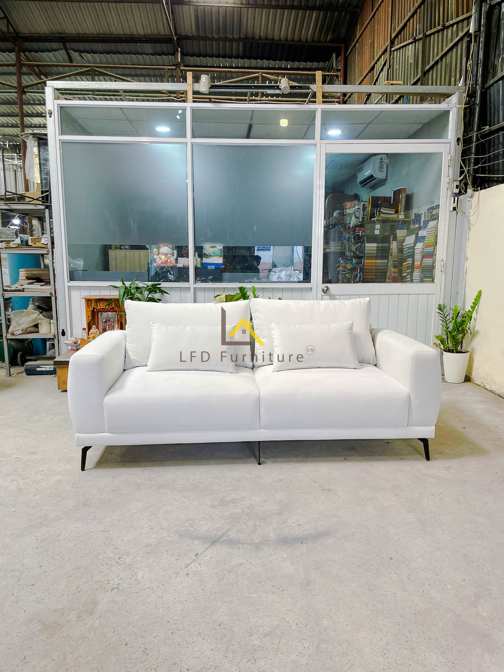 Sofa băng dài bọc nệm - MS010