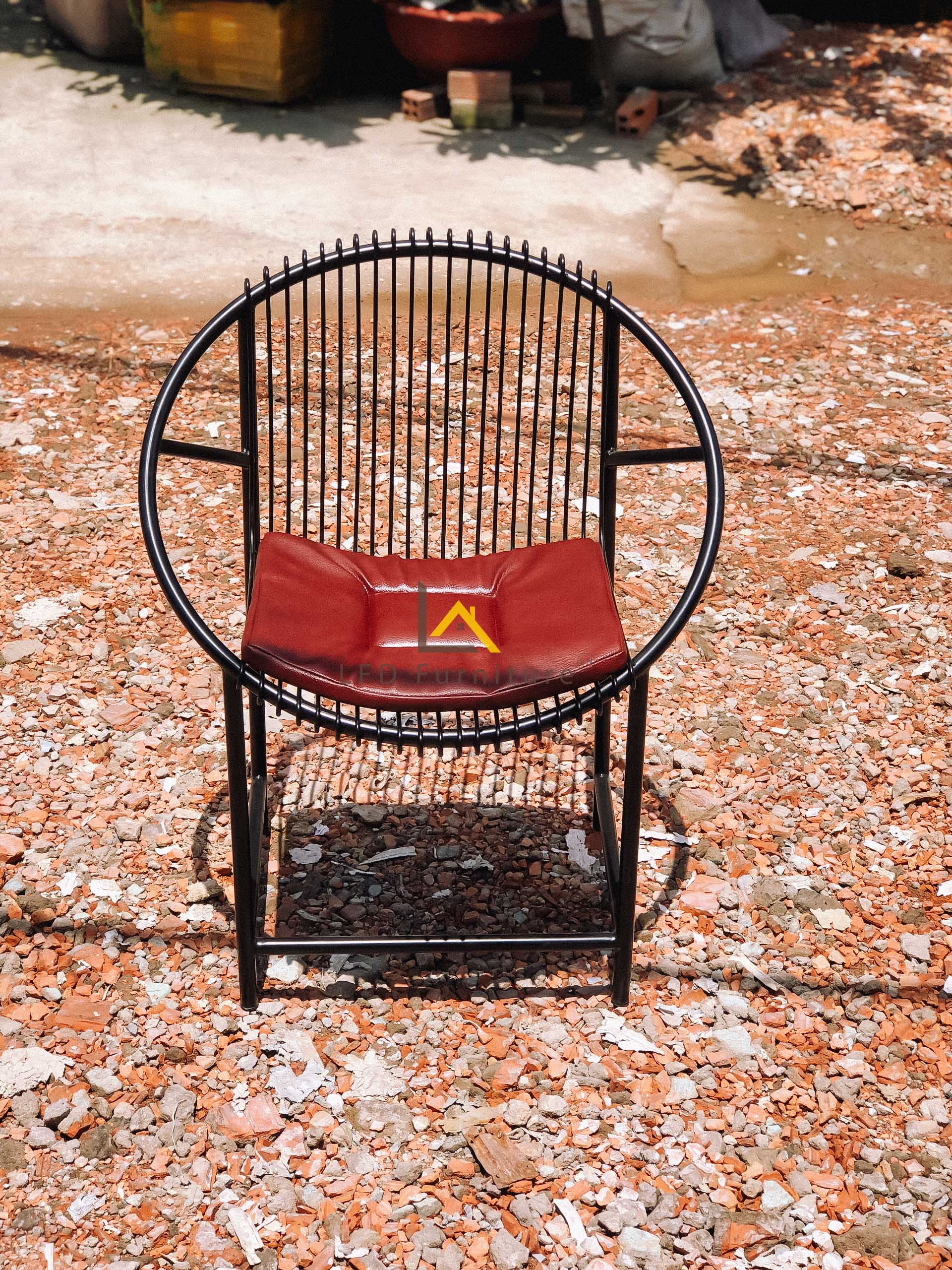 Ghế sắt Oval - Mã: GS22