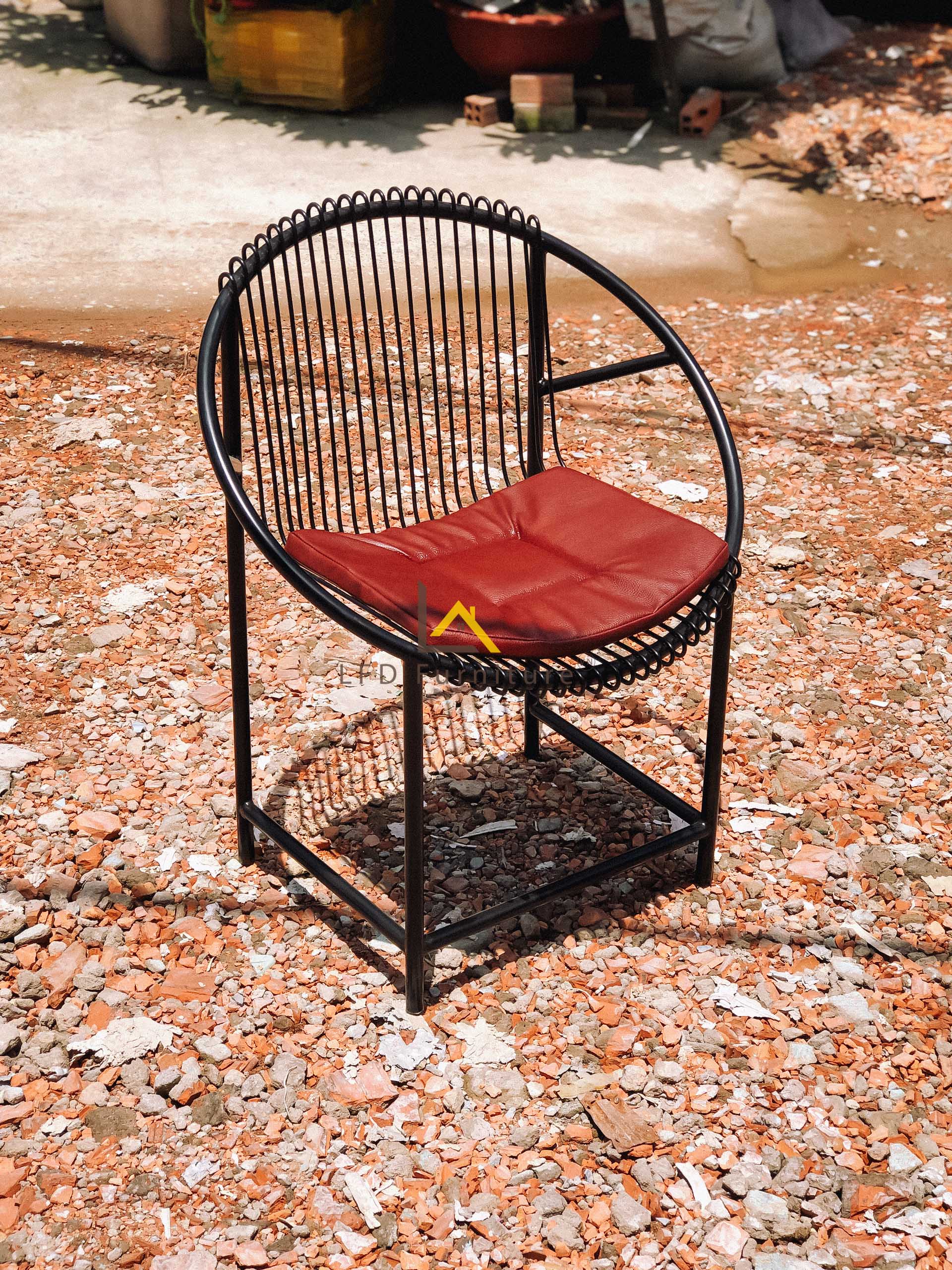 Ghế sắt Oval - Mã: GS22